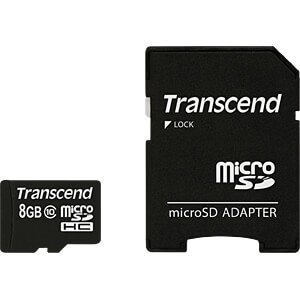 Карта пам'яті Transcend TS8GUSDHC10 8GB microSDHC Class 10 з SD адаптером 862911S фото