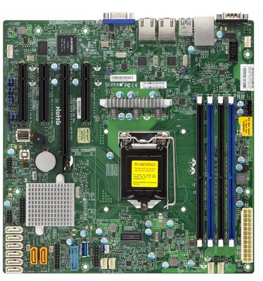 Серверна системна плата Supermicro MBD-X11SSM-F Intel C236 9762627S фото