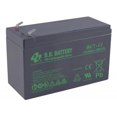 Аккумулятор B.B. Battery BС 7-12 9831911 фото