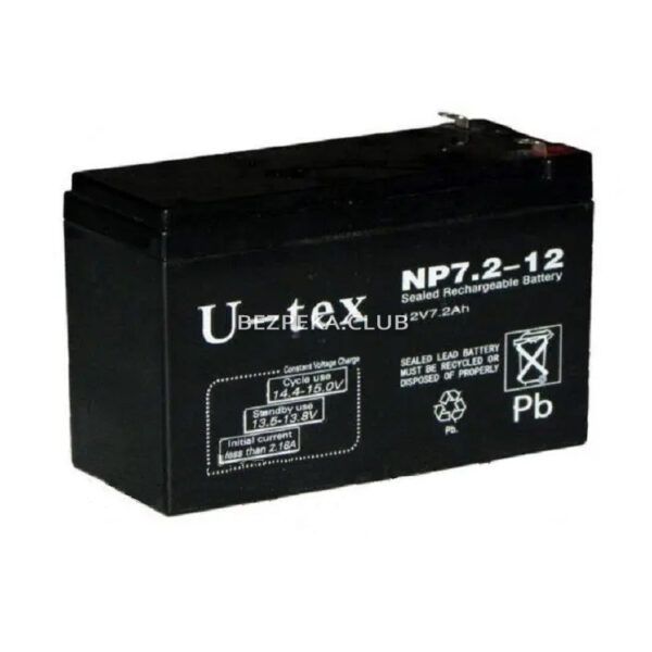 Акумулятор U-tex NP7.2-12 9834153 фото