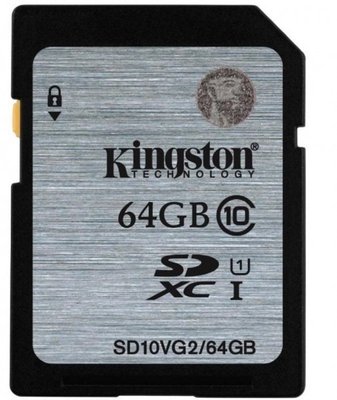 Пам'ять Kingston SD10VG2/64GB SDHC 64GB 9764005S фото