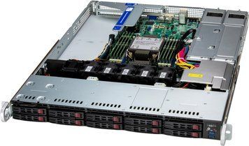 Сервер RIM 2000 R1I1023.03 (SYS-112B-WR) 1U, 2xPSU, 10x2.5", Xeon 6761P, 4x64GB DDR5 ECC Reg, 2x480GB SSD M.2, 6x1920GB SSD U.2 NVMe, VROC, 2xM.2, 2x1 9844253 фото