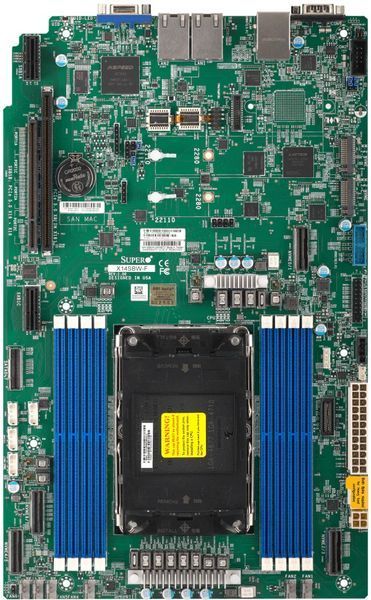 Сервер RIM 2000 R1I1023.03 (SYS-112B-WR) 1U, 2xPSU, 10x2.5", Xeon 6761P, 4x64GB DDR5 ECC Reg, 2x480GB SSD M.2, 6x1920GB SSD U.2 NVMe, VROC, 2xM.2, 2x1 9844253 фото