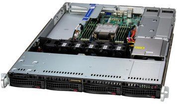 Сервер RIM 2000 R1I1024.02 (SYS-512B-WR) 1U, 2xPSU, 4x3.5", Xeon 6521P, 2x64GB DDR5 ECC Reg, 2x480GB SSD M.2, 2x1920GB SSD U.3, VROC, 2xM2, 2x1GbE, VG 9844256 фото