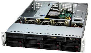 Сервер RIM 2000 R1I2006.02 (SYS-522B-WR) 2U WIO, 2xPSU, 8x3.5" (4xNVMe), Xeon 6732P, 2x64GB DDR5 ECC Reg, 2x480GB SSD, 4x1920GB SSD U.2, VROC, 2x1GbE 9844265 фото