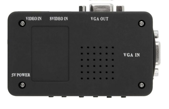 Відеоконвертер ATIS AV-VGA, вх. RCA, S-Video, VGA, вих. VGA  9821383 фото