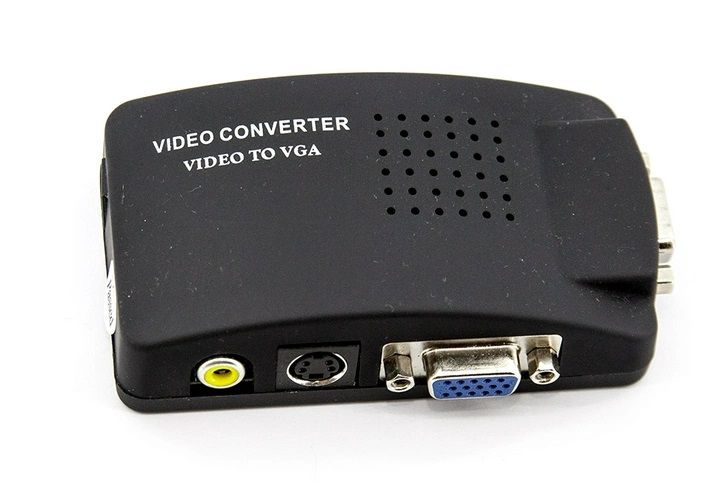 Відеоконвертер ATIS AV-VGA, вх. RCA, S-Video, VGA, вих. VGA  9821383 фото