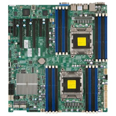 Серверна системна плата: Supermicro MBD-X9DRi-F Intel C602, E-ATX, 2*LGA 2011, 16*DDR3 ECC sockets, 8*SATA2, 2*SATA3, 2*GbLAN, IPMI 2.0 871042S фото