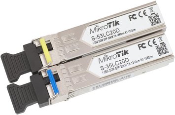 Комплект із 2-х модулів SFP MikroTik S-3553LC20D 9779808 фото