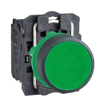 Schneider Electric XB5AA31 Кнопка 22мм зелена із поверненням 9735742S фото