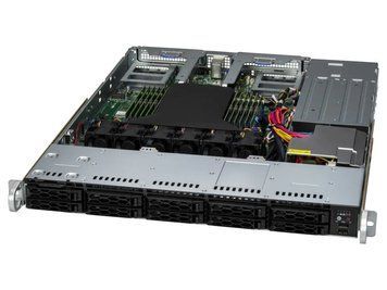 Сервер RIM 2000 R1A1005.03 (AS-1115CS-TNR) 1U, 2xPSU, 10x2.5" NVMe/SAS/SATA, EPYC 9555P, 4x64GB DDR5 RDIMM, 2x480GB SSD M.2, 4x3840GB SSD U.3, 2x25Gb 9844349 фото