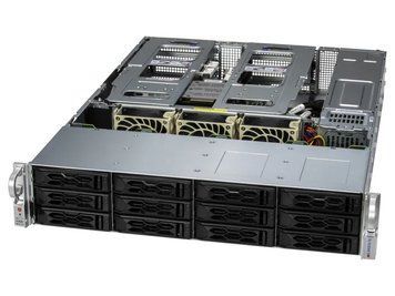 Сервер RIM 2000 R1A2003.01 (AS-2015CS-TNR) 2U, 2xPSU, 12x3.5" NVMe/SAS/SATA, EPYC 9275F, 2x64GB DDR5 RDIMM, 2x480GB SSD M.2, 2x1920GB SSD U.3, 2x8TB 9844352 фото