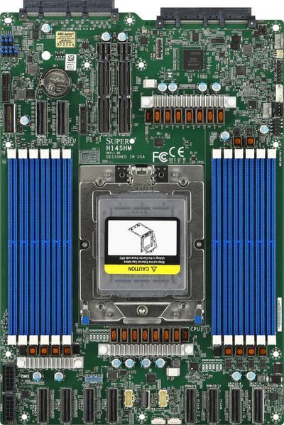 Сервер RIM 2000 R1A1006.02 (AS-1116CS-TN) 1U, 2xPSU, DC-MHS, up to 12x2.5", EPYC 9355P, 4x64GB DDR5 RDIMM, 2x480GB SSD M.2, 4x1.6TB SSD U.3 NVMe, 2x25 9844357 фото