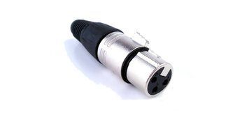 Конференц системи Proel XLR3FV Роз'єм XLR female socet, nickel plated shell. 9734393S фото