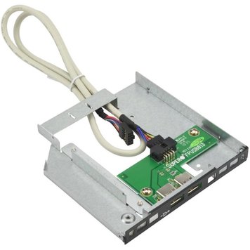 Supermicro MCP-220-00087-0B Панель з 2x USB 2.0 портами (у Slim DVD відсік) для корпусів SC113 9714068S фото