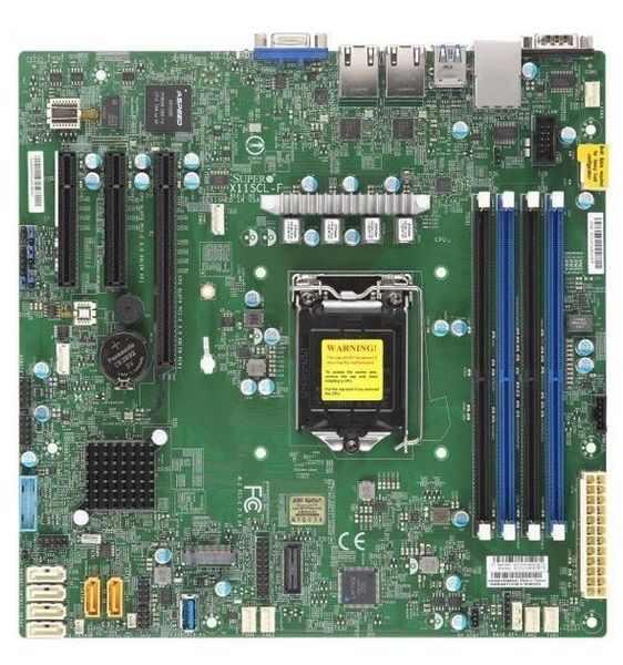Серверна системна плата: Supermicro MBD-X10SLH-F Intel C226 Express, mATX, 1xCPU LGA 1150, 4 slots DDR3-1600 ECC UDIMMs, 6*SATA 3, 2x1GbE LAN (i210AT), IPMI 2.0 9757943S фото