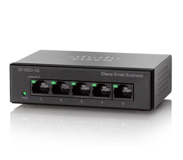 Комутатор Cisco SD205T-EU Коммутатор SF 100D-05 5-Port 10/100 Switch 9716515S фото